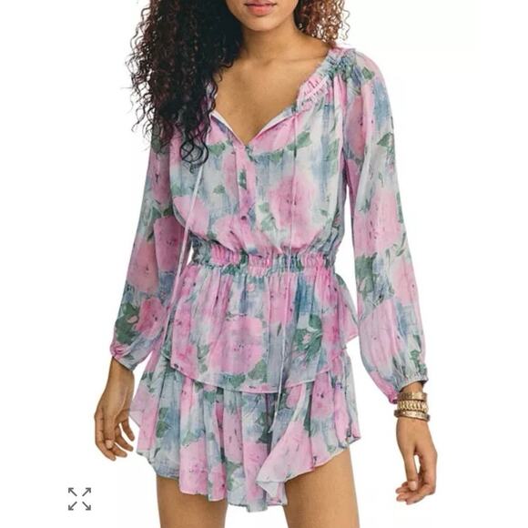 LoveShackFancy Popover Dress in Blueberry Frosting size medium - Picture 1 of 10